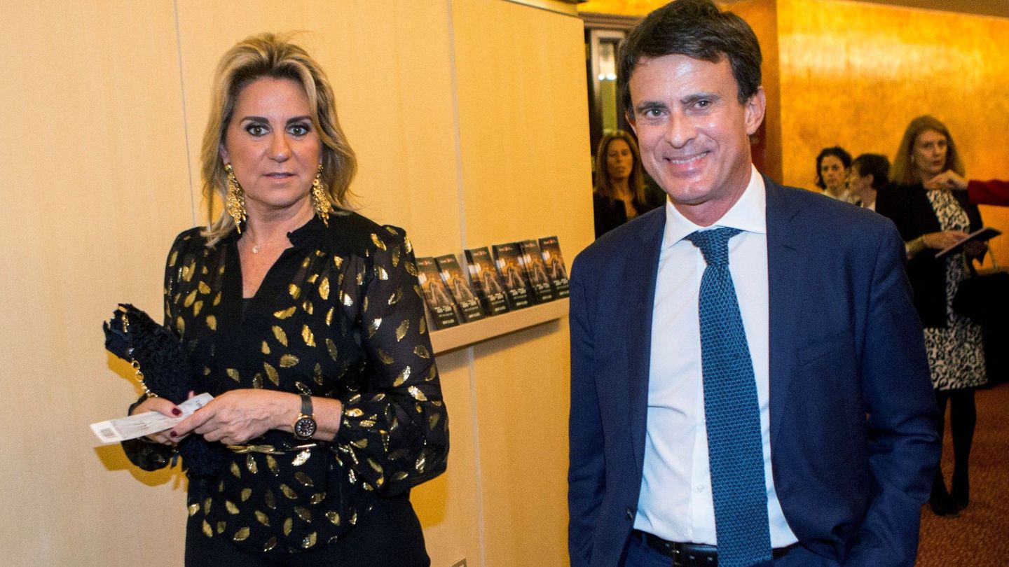 Susana Gallardo y el político Manuel Valls. (EFE/Quique García)