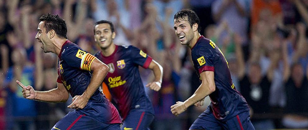 Foto: Un gol antológico de Xavi saca de un problema al Barça ante un buen Granada