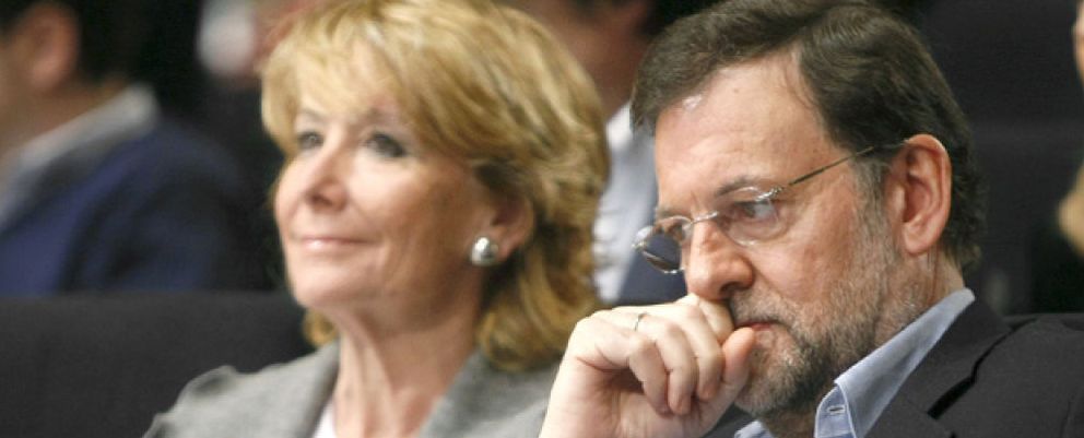 Foto: Rajoy y Aguirre acercan posiciones: Madrid quiere volcarse en la campaña de las Europeas