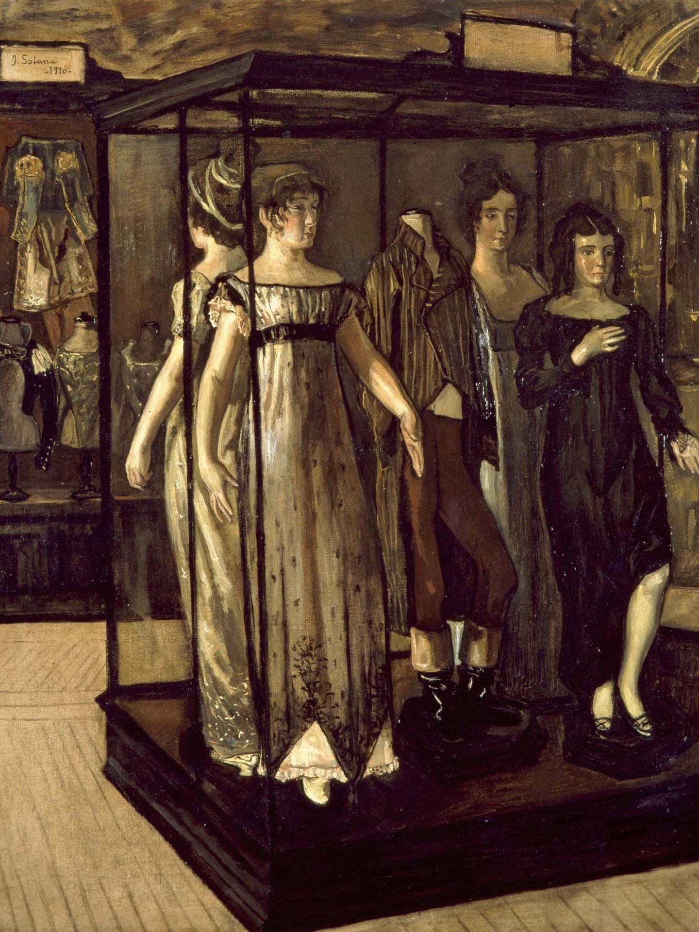 'Las vitrinas', José Gutiérrez Solana, 1910. Museo Nacional Centro de Arte Reina Sofía.