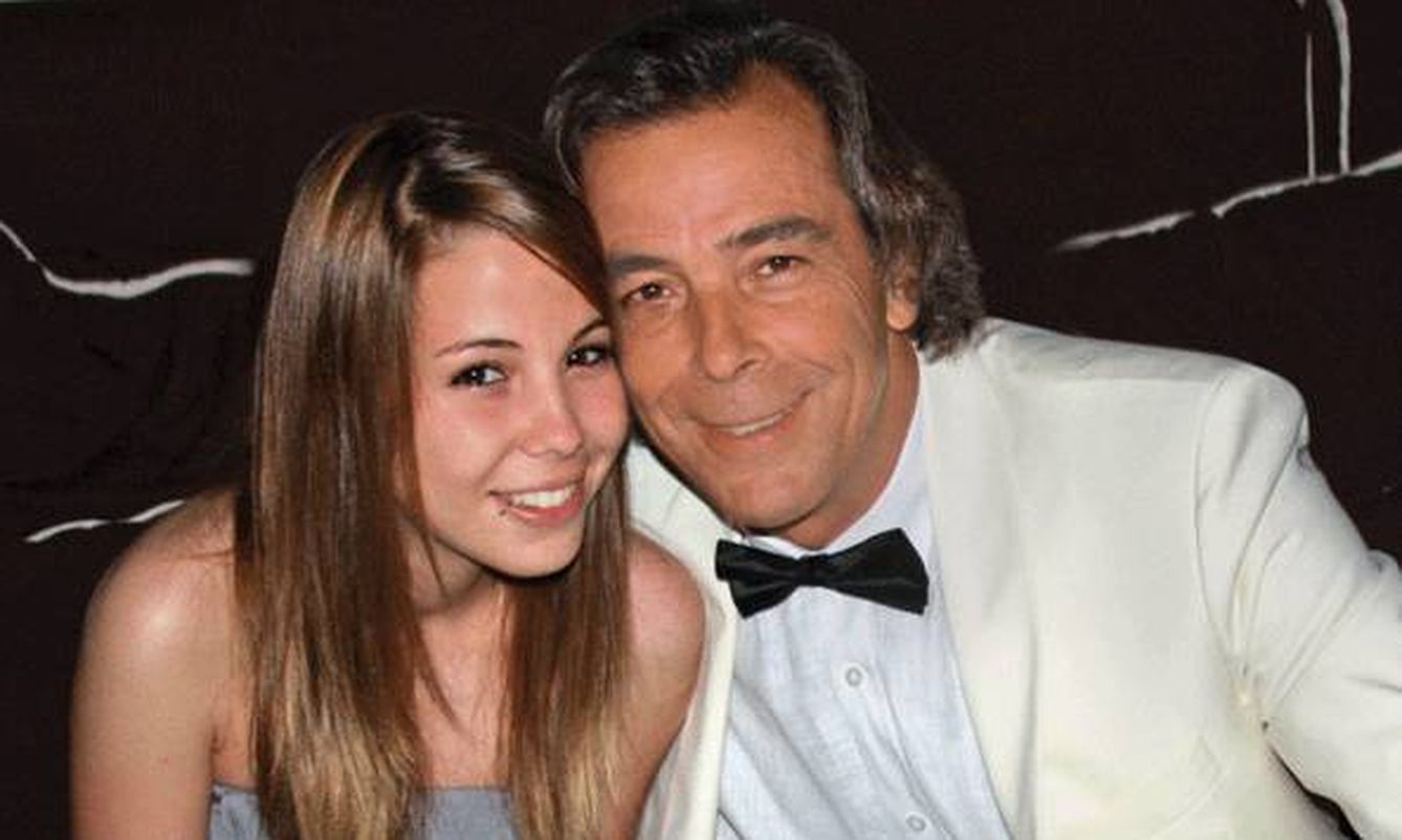 Ignacio Vega-Penichet con su hija Celia