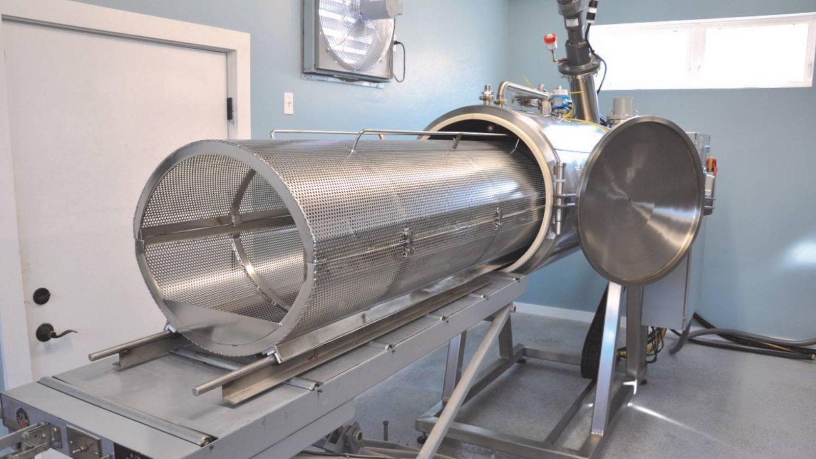 Foto: Imagen de la máquina que se utiliza en la hidrólisis alcalina. (Bio-Response Solutions)