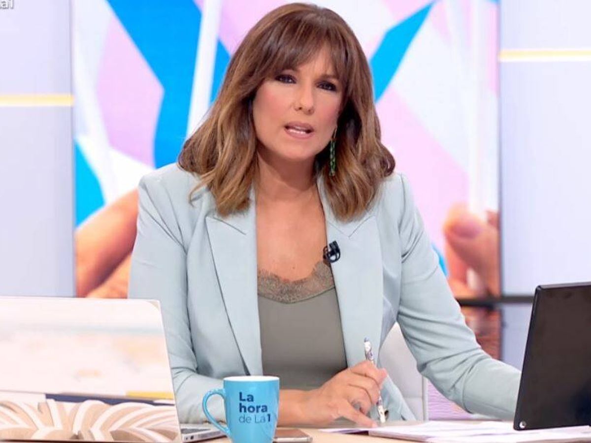 Foto: Mónica López, presentadora de 'La hora de la 1'. (RTVE)