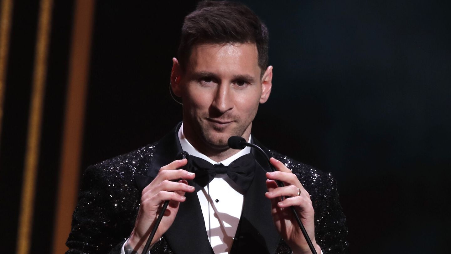 Leo Messi, durante la gala del Balón de Oro. (Reuters/Benoit Tessier)