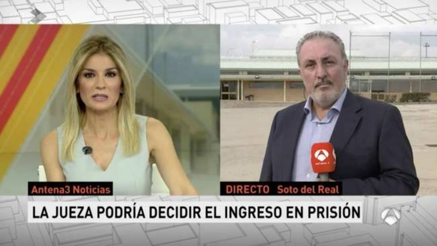 Juan Rubiales, en su etapa de reportero en Antena 3. (Cortesía Atresmedia)