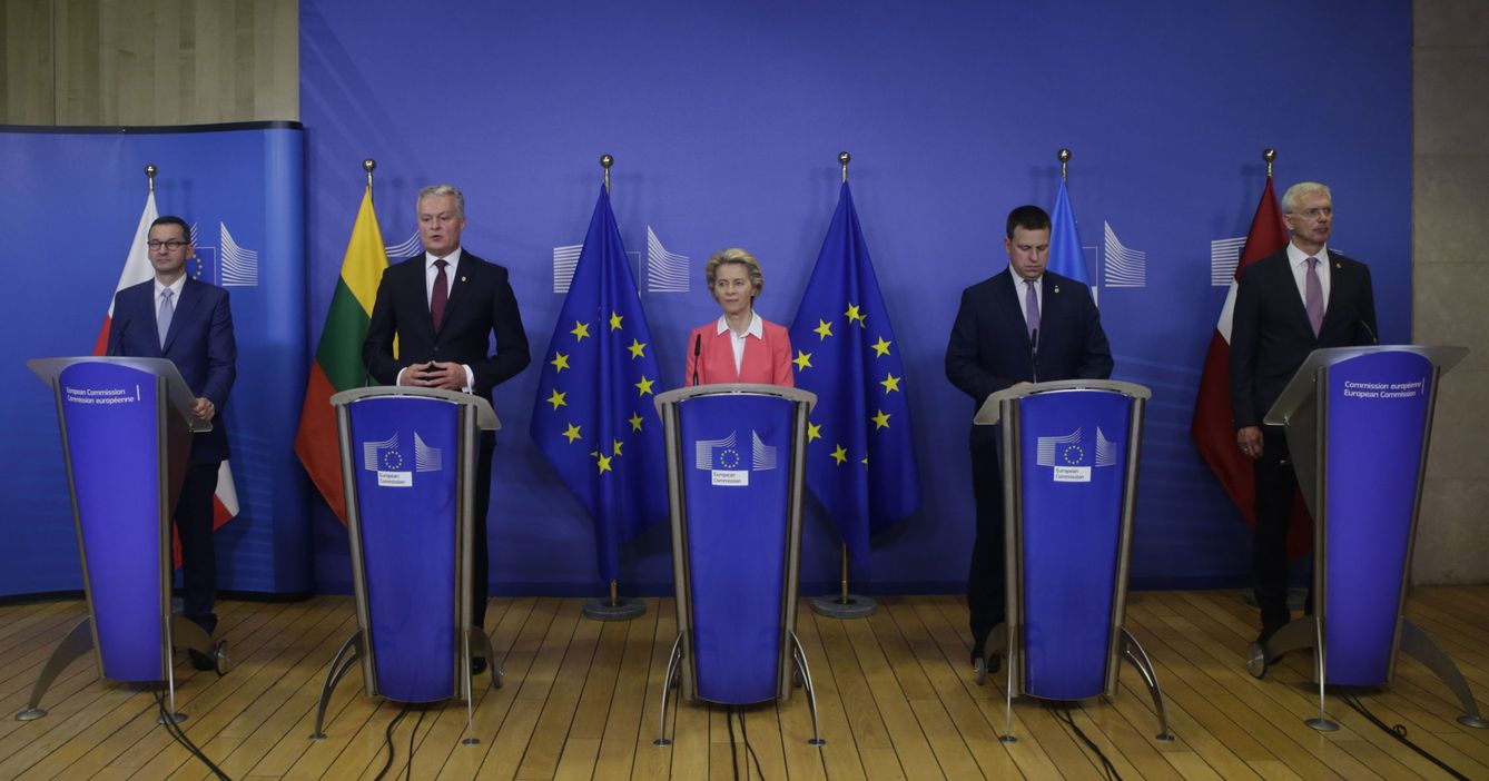 Líderes europeos en Bruselas. (EFE)