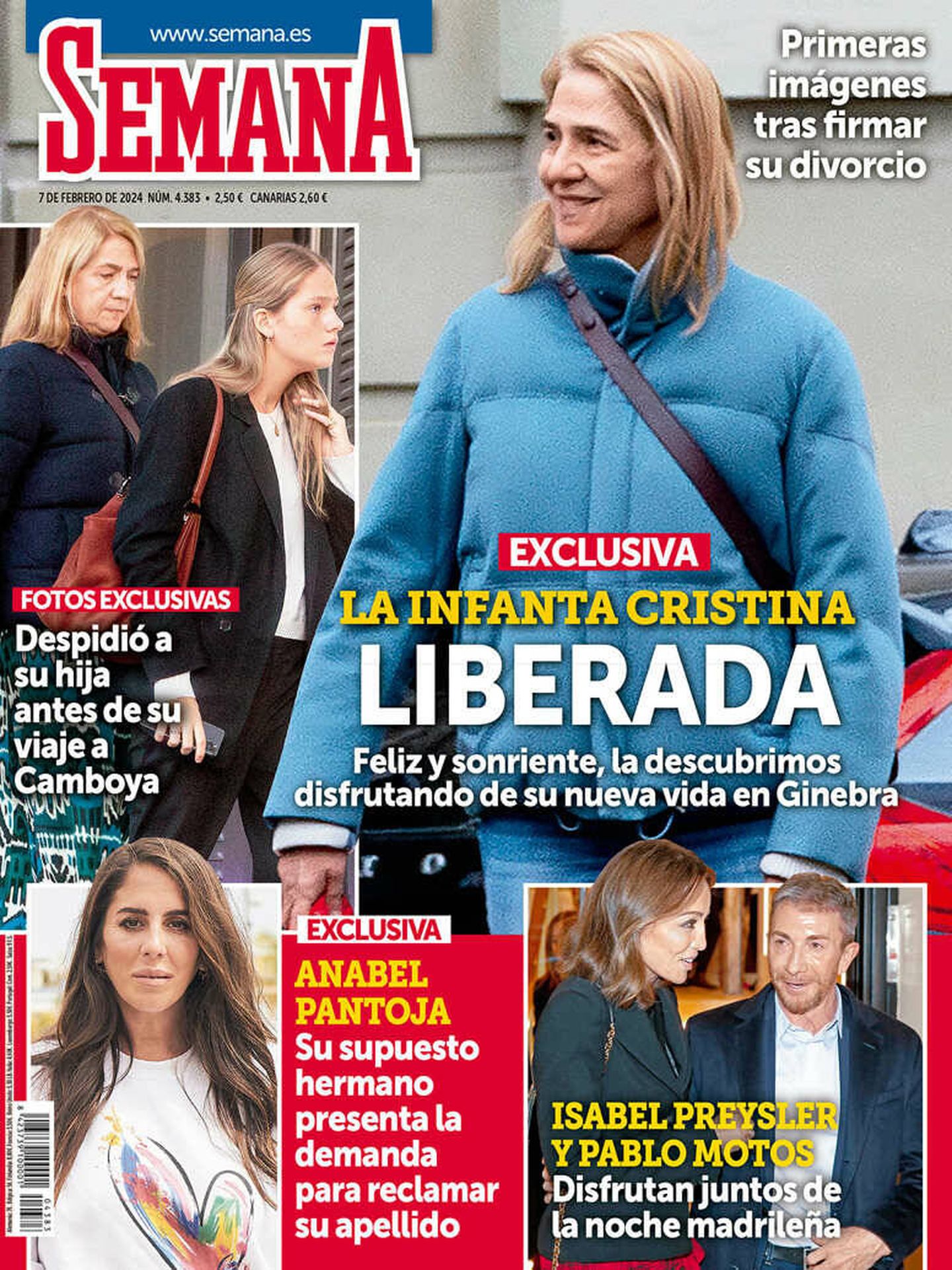 La infanta Cristina, en la portada de 'Semana'. 