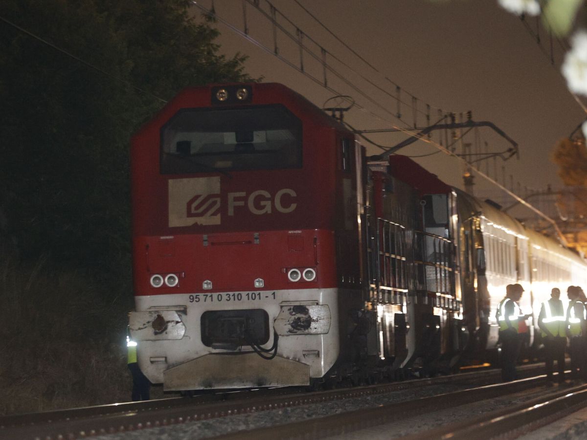 Foto: Choque de trenes en Vila-seca. (EFE/Quique García)