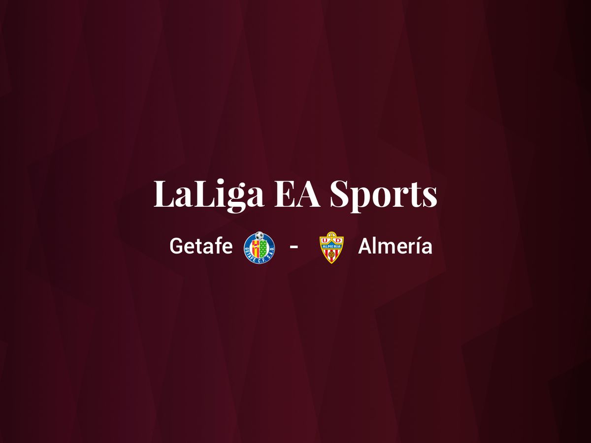 Foto: Resultados Getafe - Almería de LaLiga EA Sports (C.C./Diseño EC)