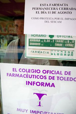 Noticia de El consejero de Sanidad de C-LM confirma que hasta enero no se podrá pagar a las farmacias
