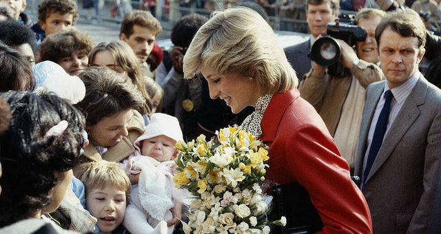 Diana de Gales, en Brixton en 1983. (Getty)