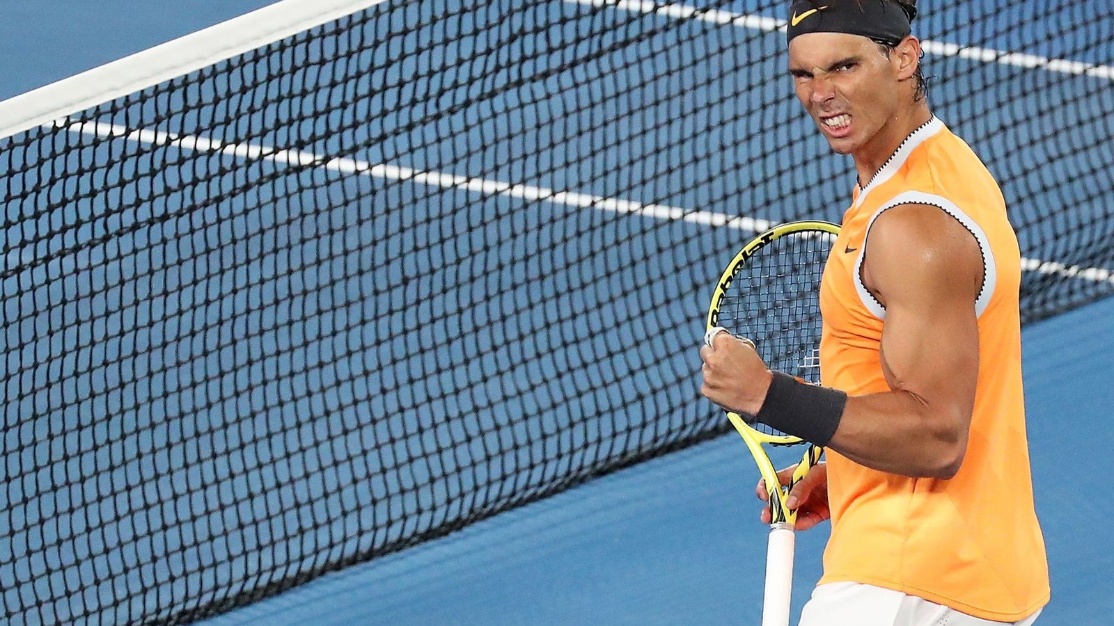 Foto: Rafa Nadal tras pasar a semifinales de Australia. (EFE)