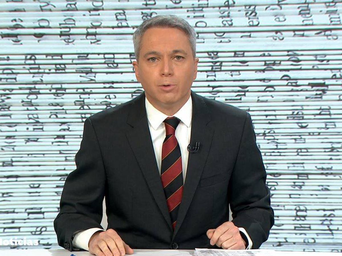 Foto: Vicente Vallés, presentador de 'Antena 3 Noticias'. (Atresmedia Televisión)