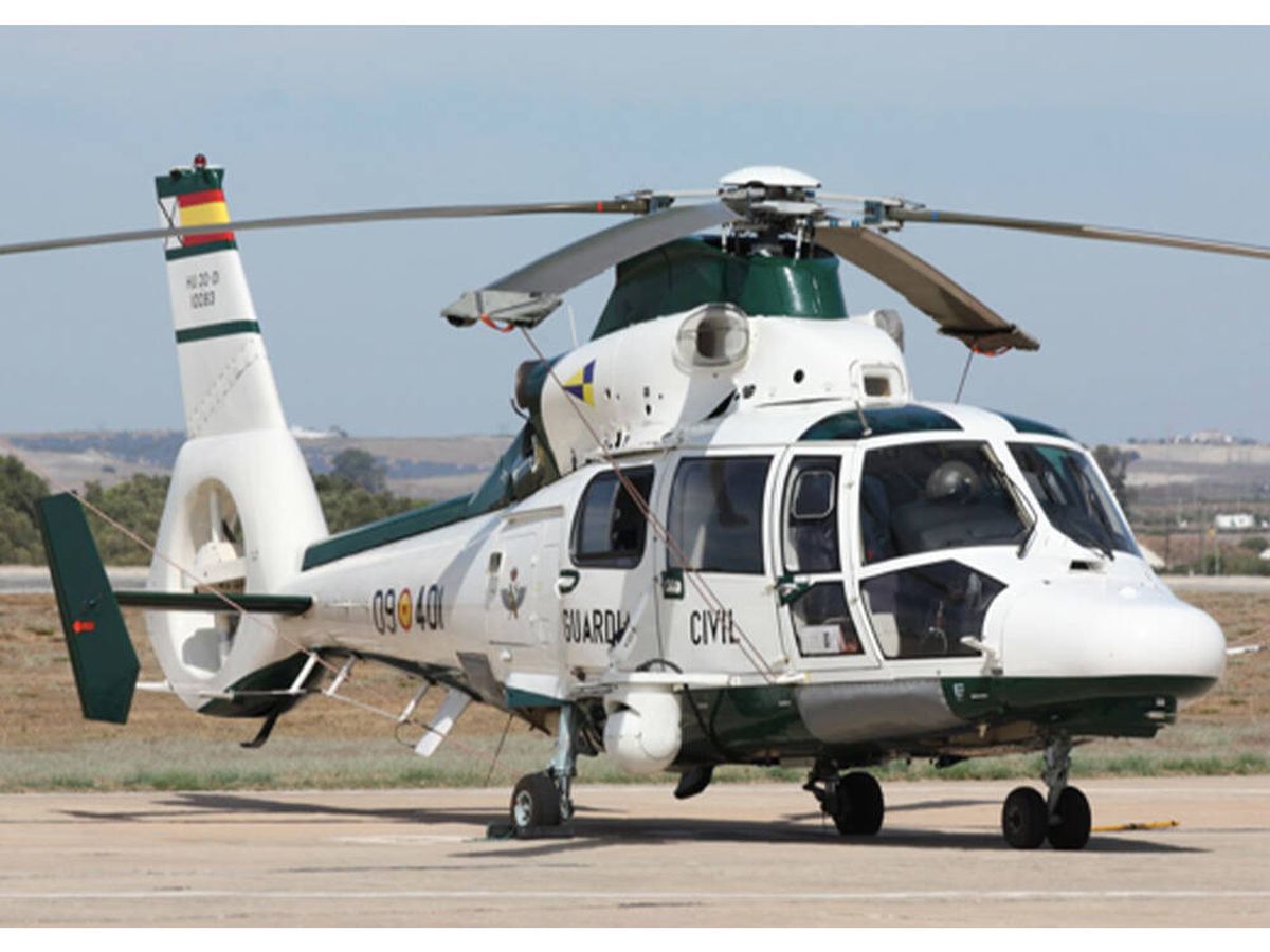 Foto: Este es el helicóptero que la Guardia Civil utiliza para perseguir el narcotráfico (Aeronaves Militares Españolañolas)