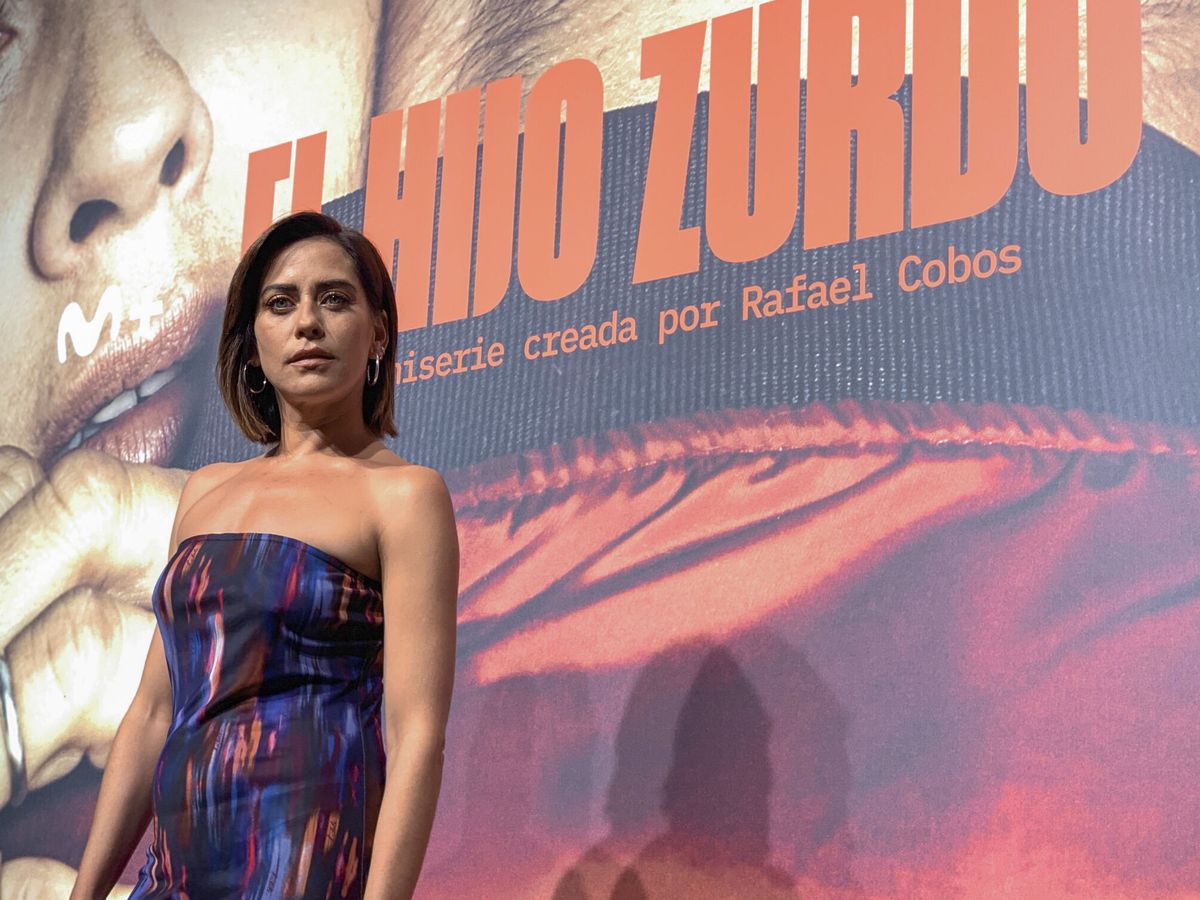 Foto: La actriz María León, en el estreno de la serie 'El hijo zurdo'. (EFE/Fermín Cabanillas)