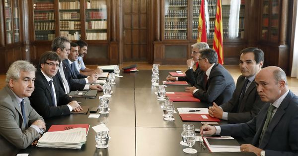 Foto: Última reunión de la Junta de Seguridad de Cataluña. (EFE)