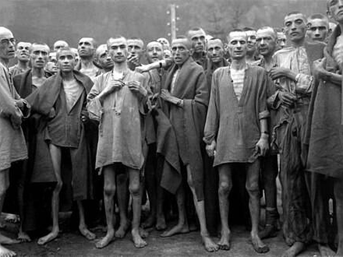 Foto: Liberación de Mauthausen, 5 de mayo de 1945.