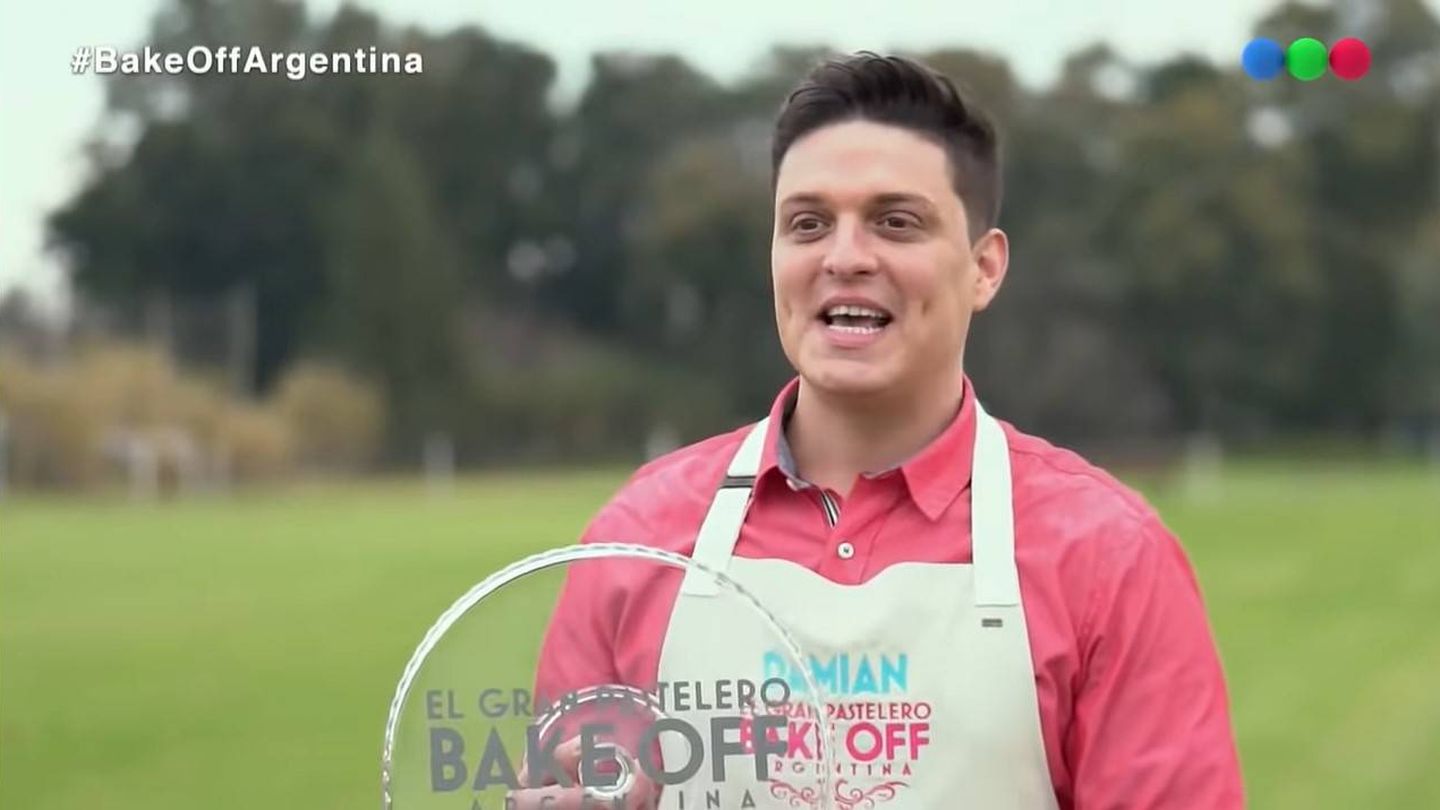 Damián, ganador de la segunda edición de 'Bake Off Argentina'. (Telefe)