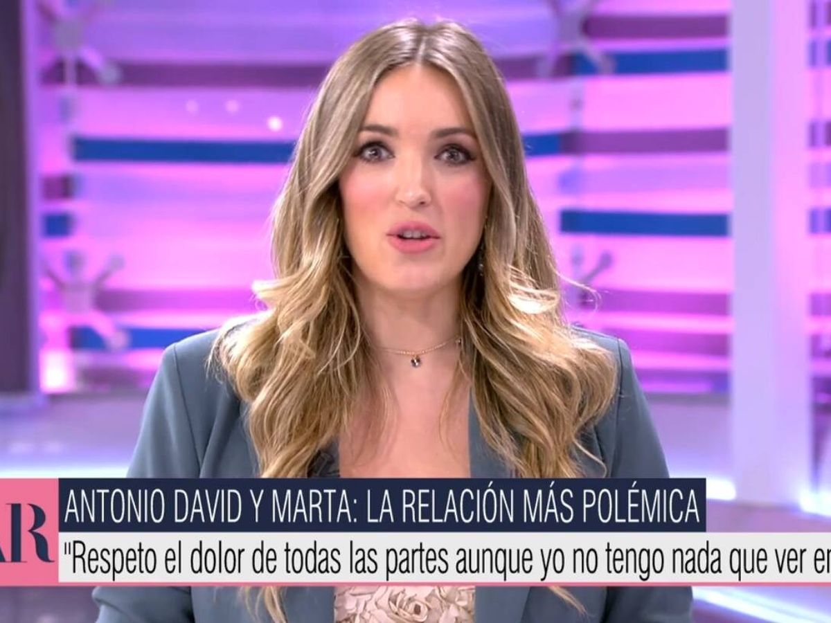 Foto: Marta Riesco en 'El programa de Ana Rosa'. (Mediaset España)
