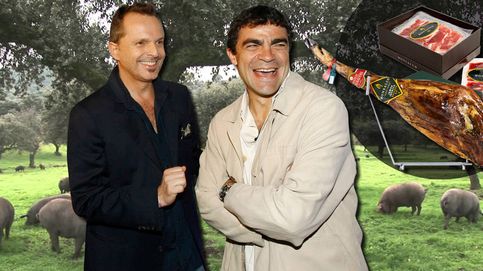 Miguel Bosé y Manolo Sanchís despiden el 2016 con sus jamones en liquidación concursal