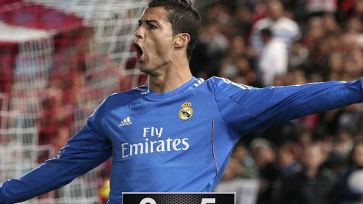 Ni una manita al Almería alivia al Real Madrid del susto de Cristiano Ronaldo