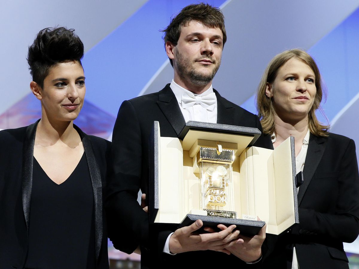 Foto: Samuel Theis, ganador de la Cámara de Oro en  Cannes, en 2014 (AP)