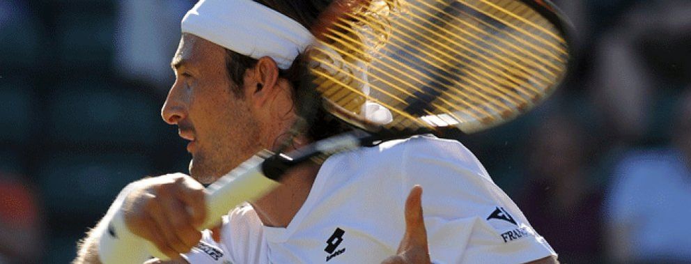 Foto: Ferrer y Ferrero dan su primer paso en firme en Wimbledon