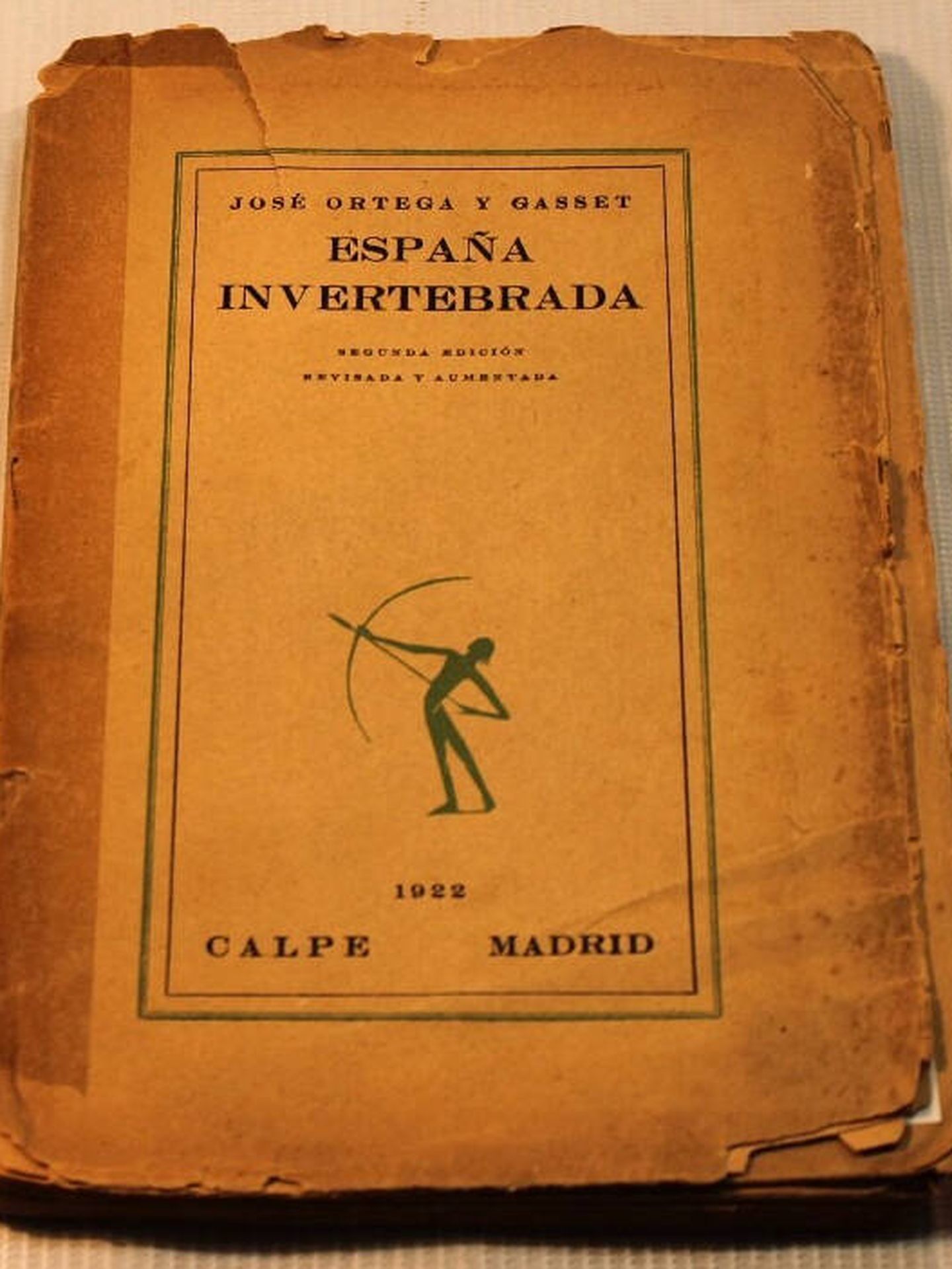 Una de las primeras ediciones de 'España invertebrada'.