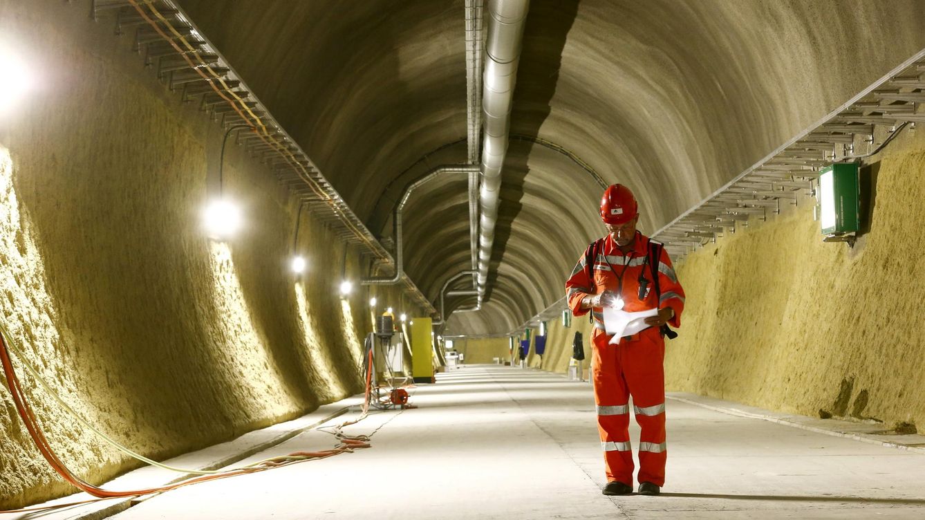 Foto: El nuevo tunel será más largo que el NEAT Gotthard Base Tunnel. (Reuters)