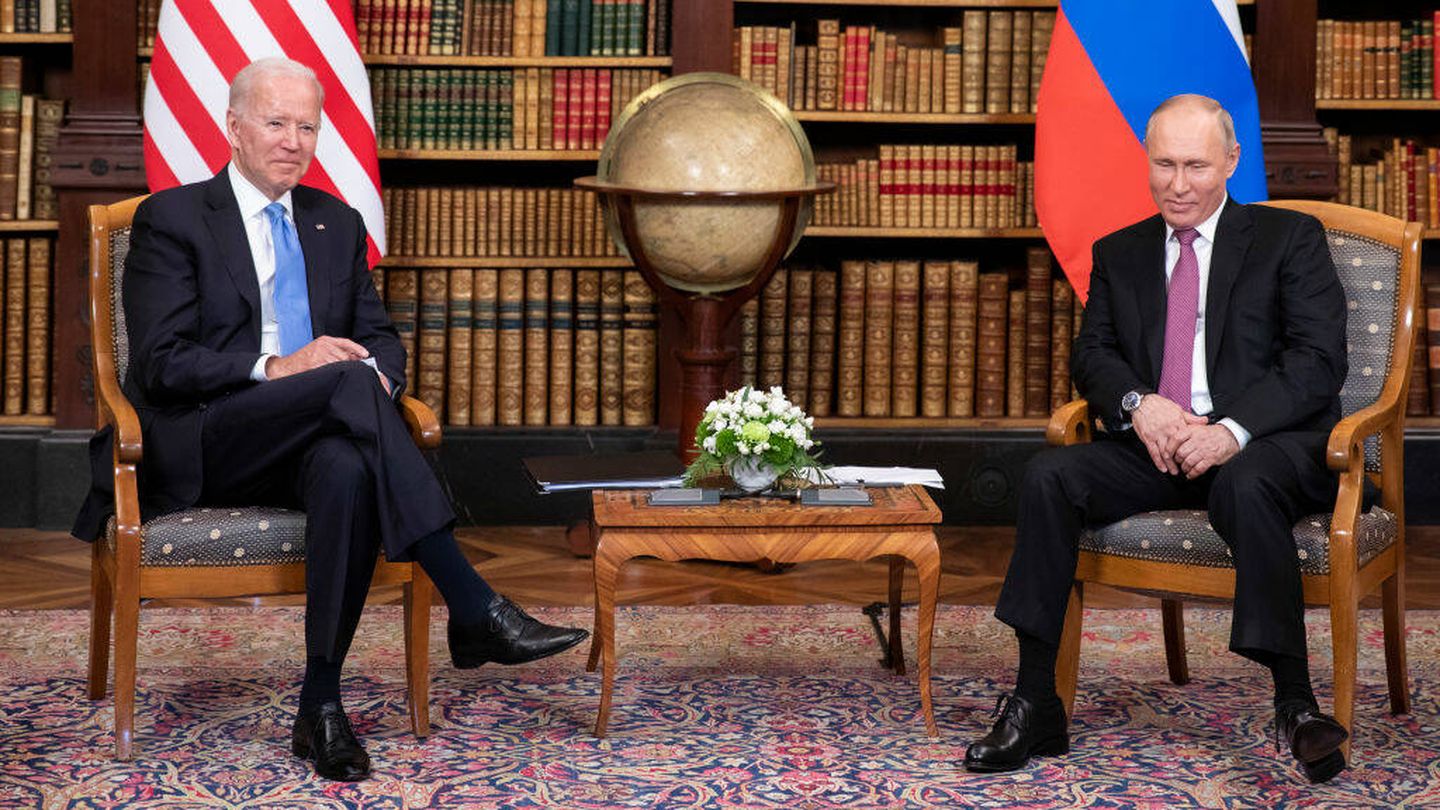 Biden y Putin, en una imagen reciente. (Getty/Peter Klaunzer)