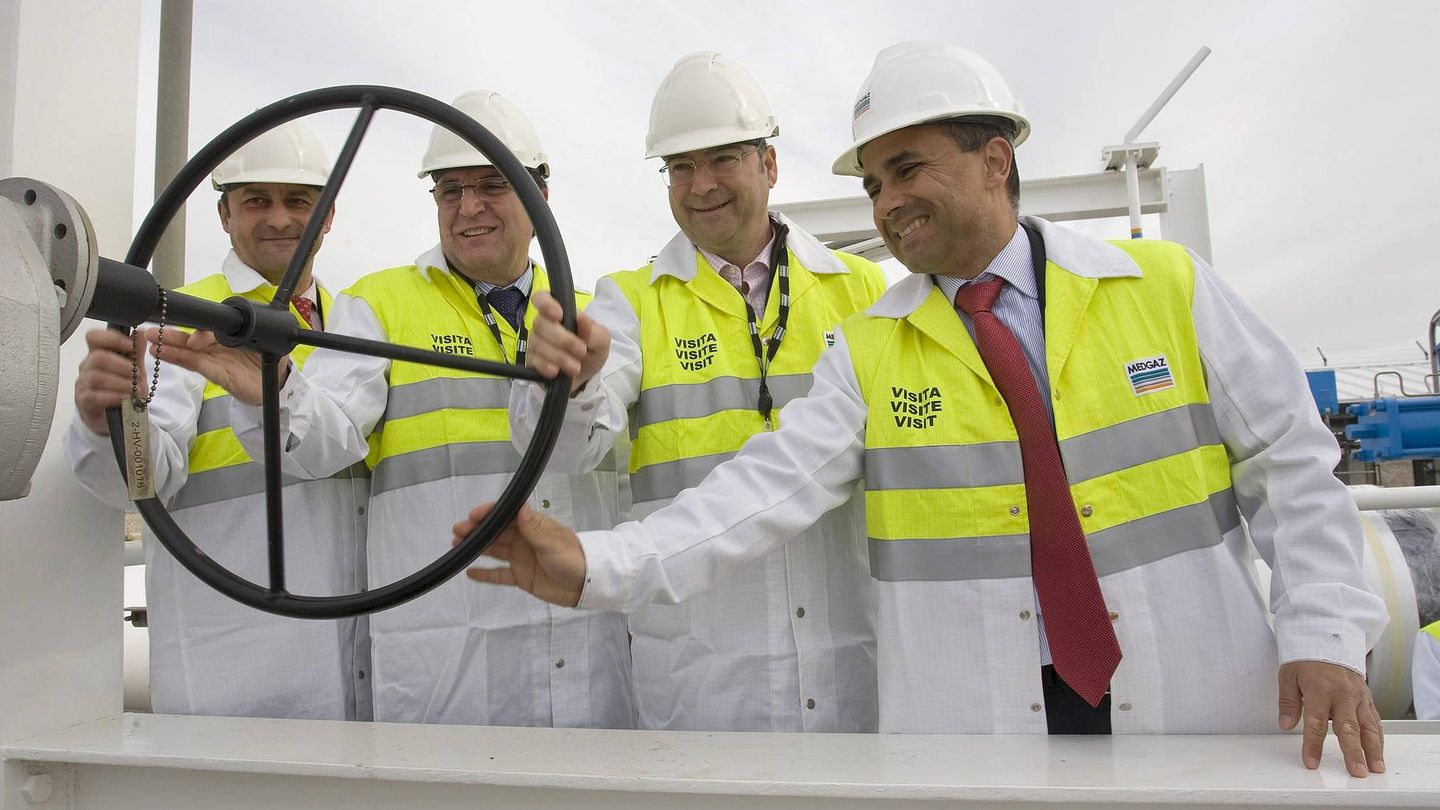 Inauguración del gasoducto submarino que une España con Argelia en 2011. (Efe)