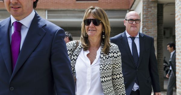 Foto: La esposa del expresidente de la Comunidad de Madrid Ignacio González, Lourdes Cavero. (EFE)