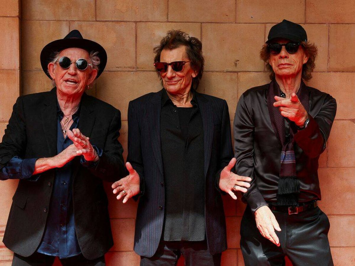 Foto: Los Rolling Stones hace un par de semanas en la presentación de su no disco. (Reuters)