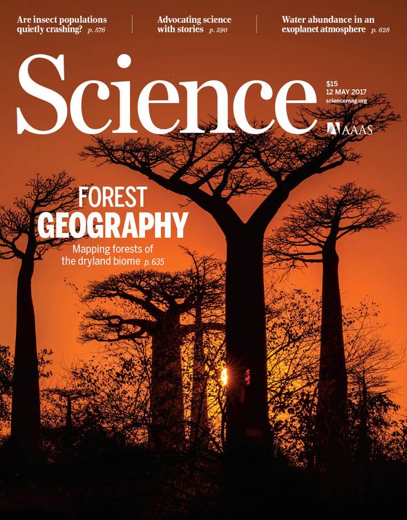 La portada de la revista Science
