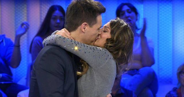 Christian Gálvez y Almudena Cid, en un momento feliz de su relación. (Mediaset España)