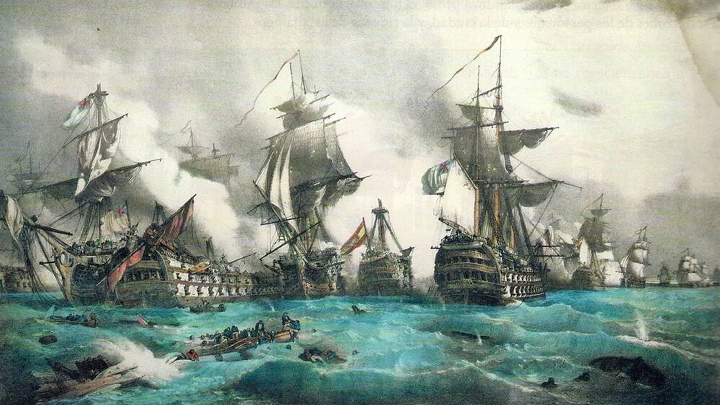 Batalla de Trafalgar, donde Nelson tuvo un papel principal. (CC/Wikimedia Commons)