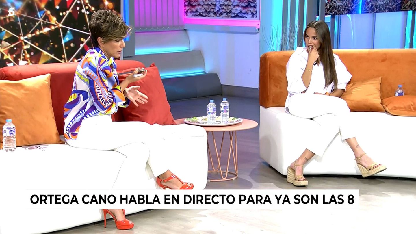 Sonsoles Ónega y Gloria Camila. (Mediaset)