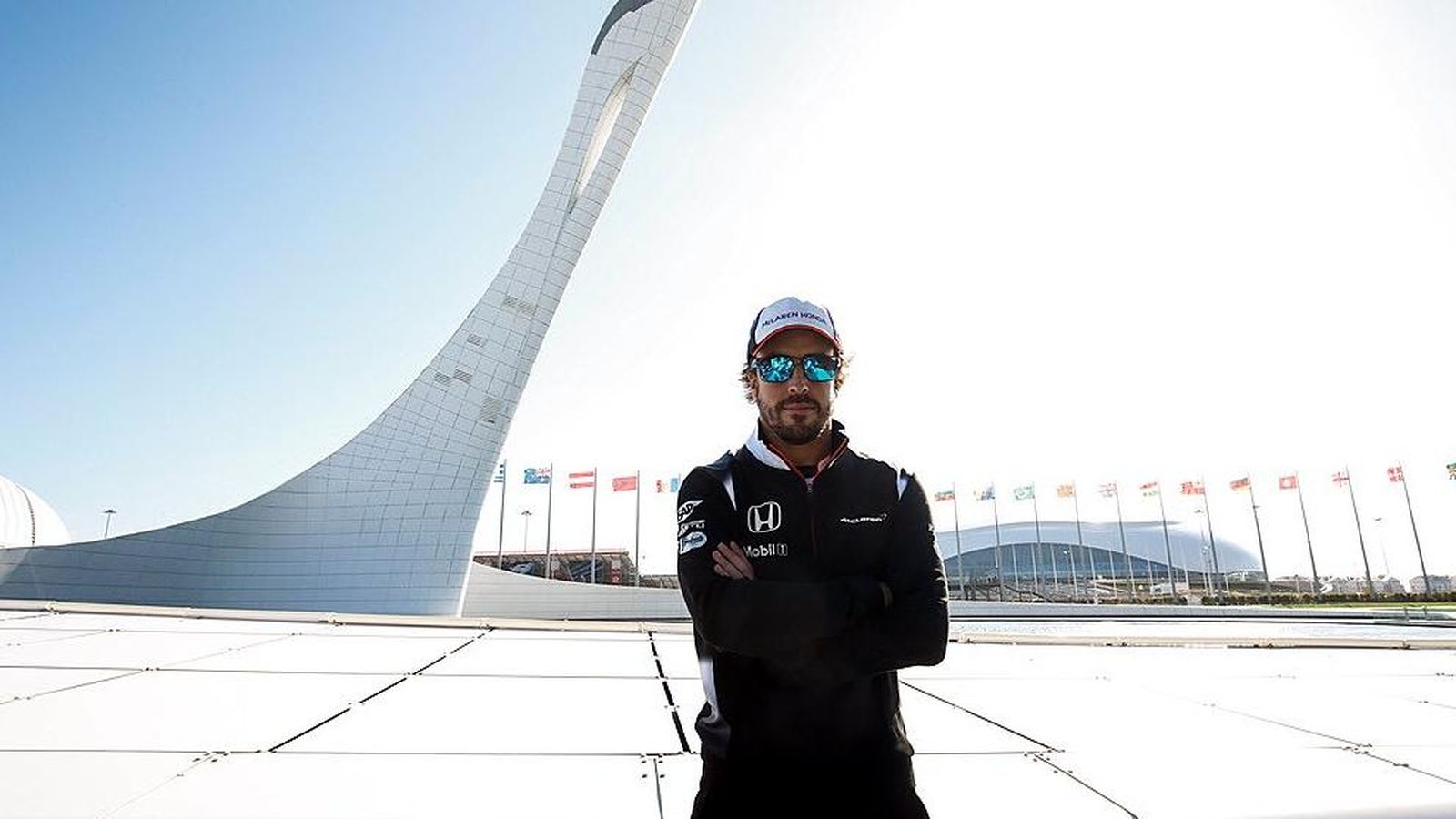 Foto: Fernando Alonso en el circuito de Sochi (Foto: @McLarenF1)