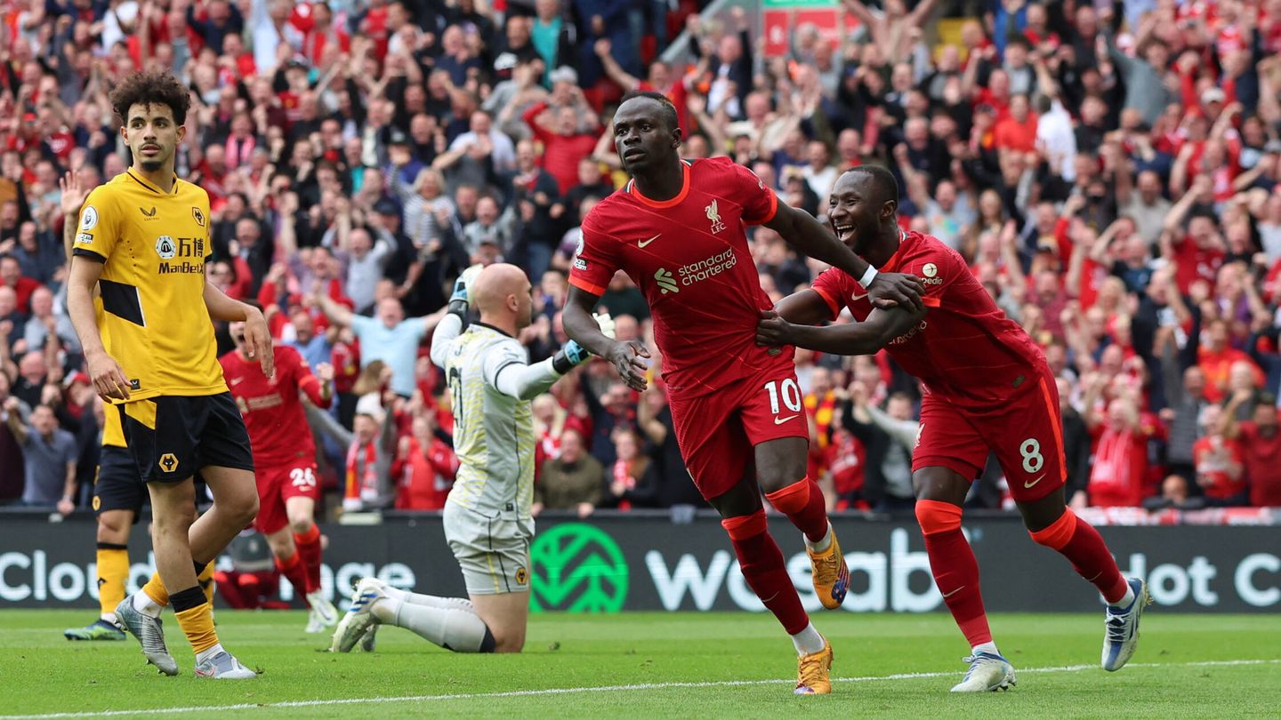 Sadio Mane celebra su gol. (REUTERS/Phil Noble)