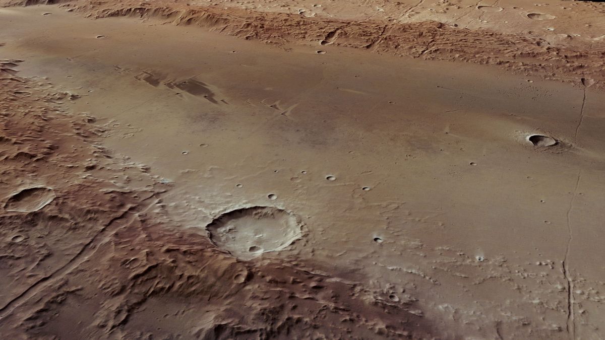 Los sulfatos revelan que un cráter de Marte pudo contener un inmenso lago