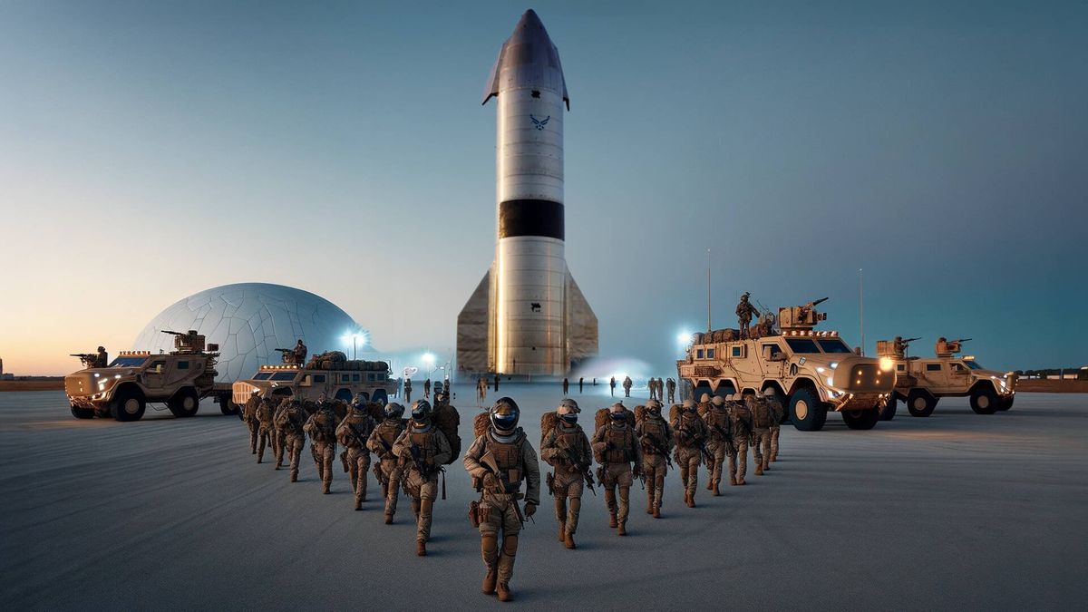 EEUU usará naves espaciales para poner tropas y tanques en cualquier punto del planeta en minutos