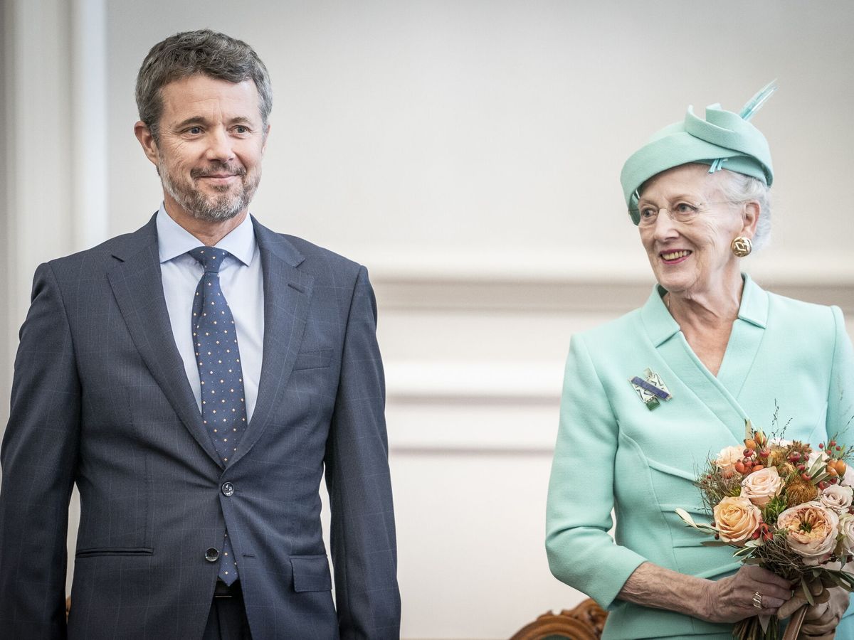 Foto: Federico de Dinamarca y la reina Margarita, en una imagen de archivo. (EFE/Mads Claus Rasmussen)