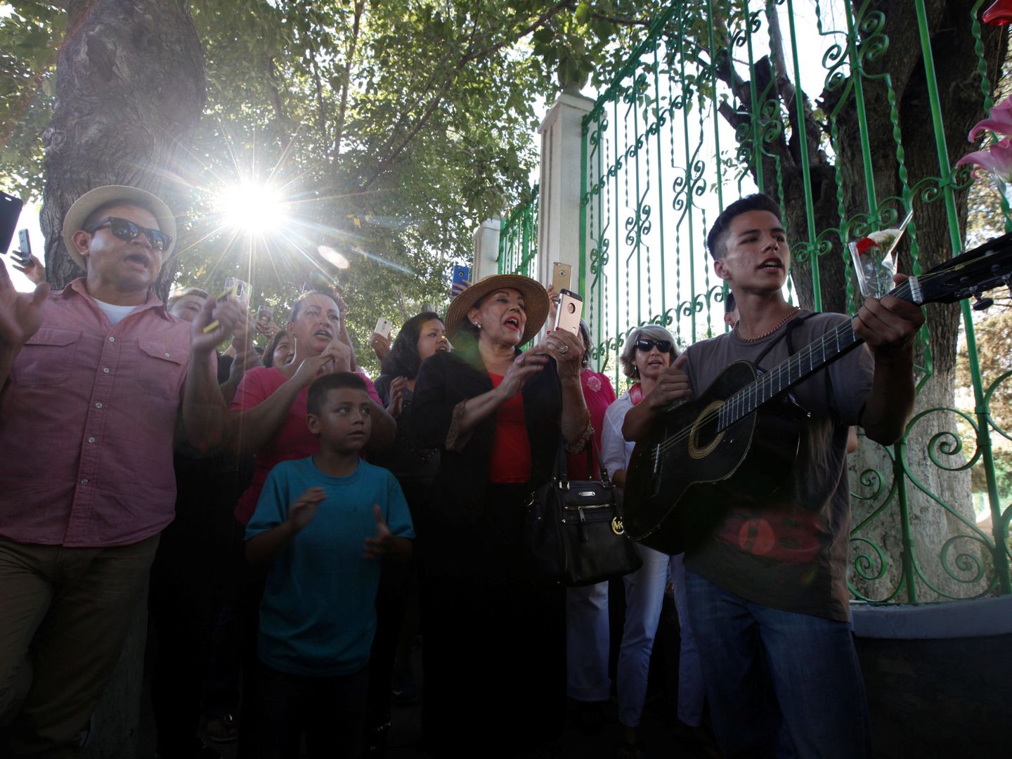 Homenajes a Juan Gabriel en Ciudad Juárez. (Reuters)