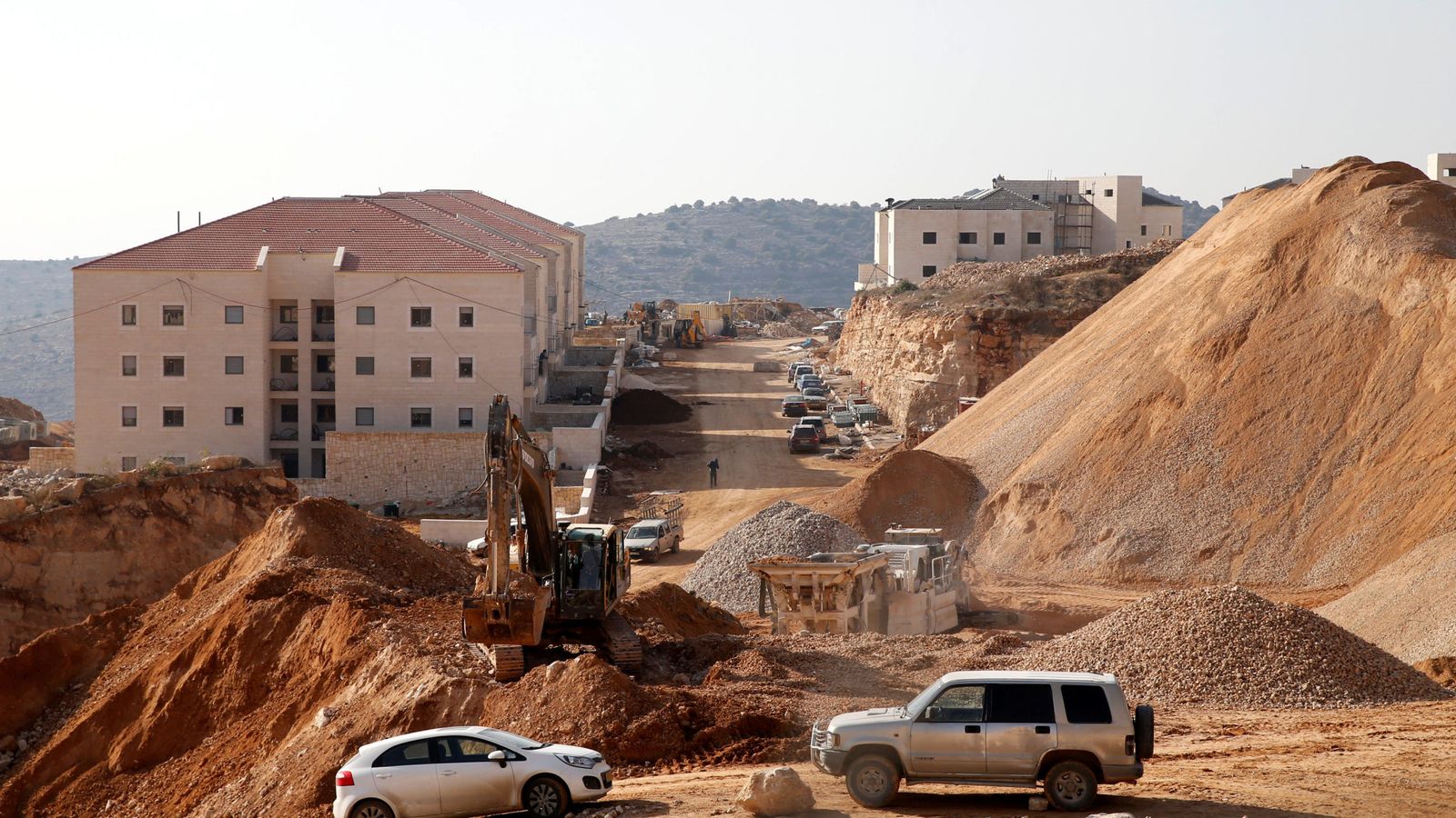 Foto: Asentamiento de Beitar Ilit, en Cisjordania, el 22 de diciembre de 2016 (Reuters)