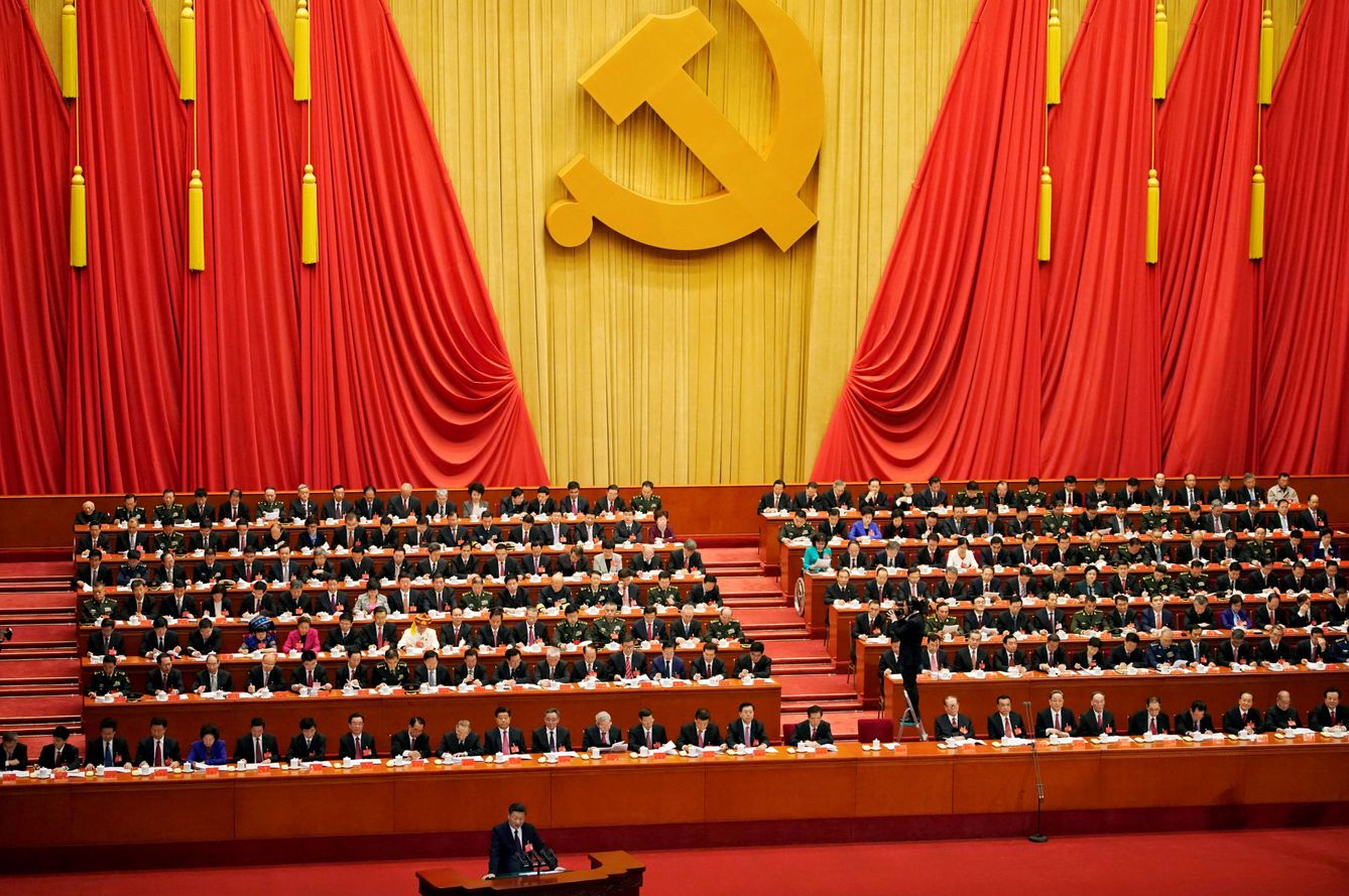 Xi Jinping dando un discurso en 2017. (Reuters)