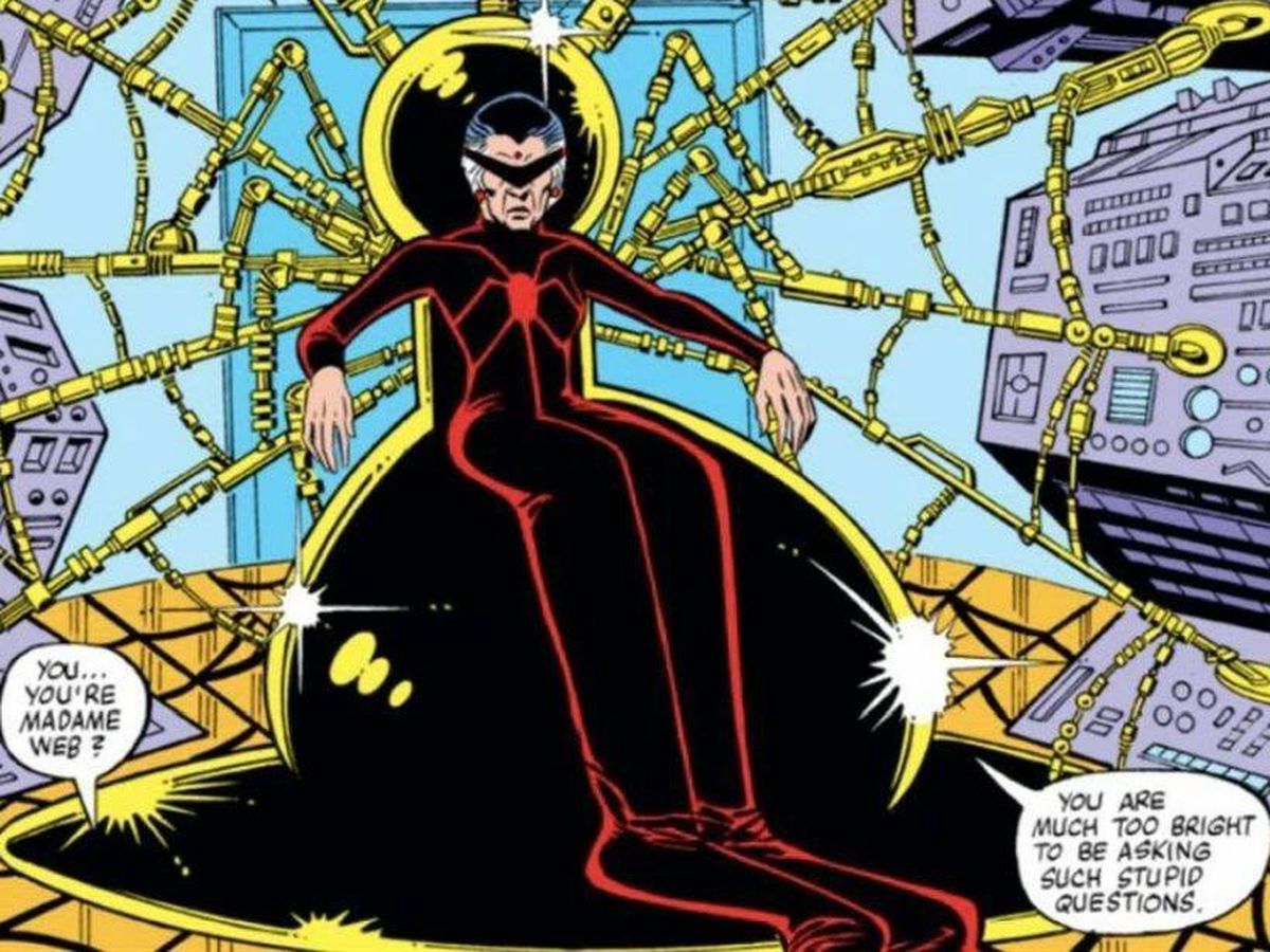 Foto: Una imagen del personaje de Madame Web en los cómics (Marvel)