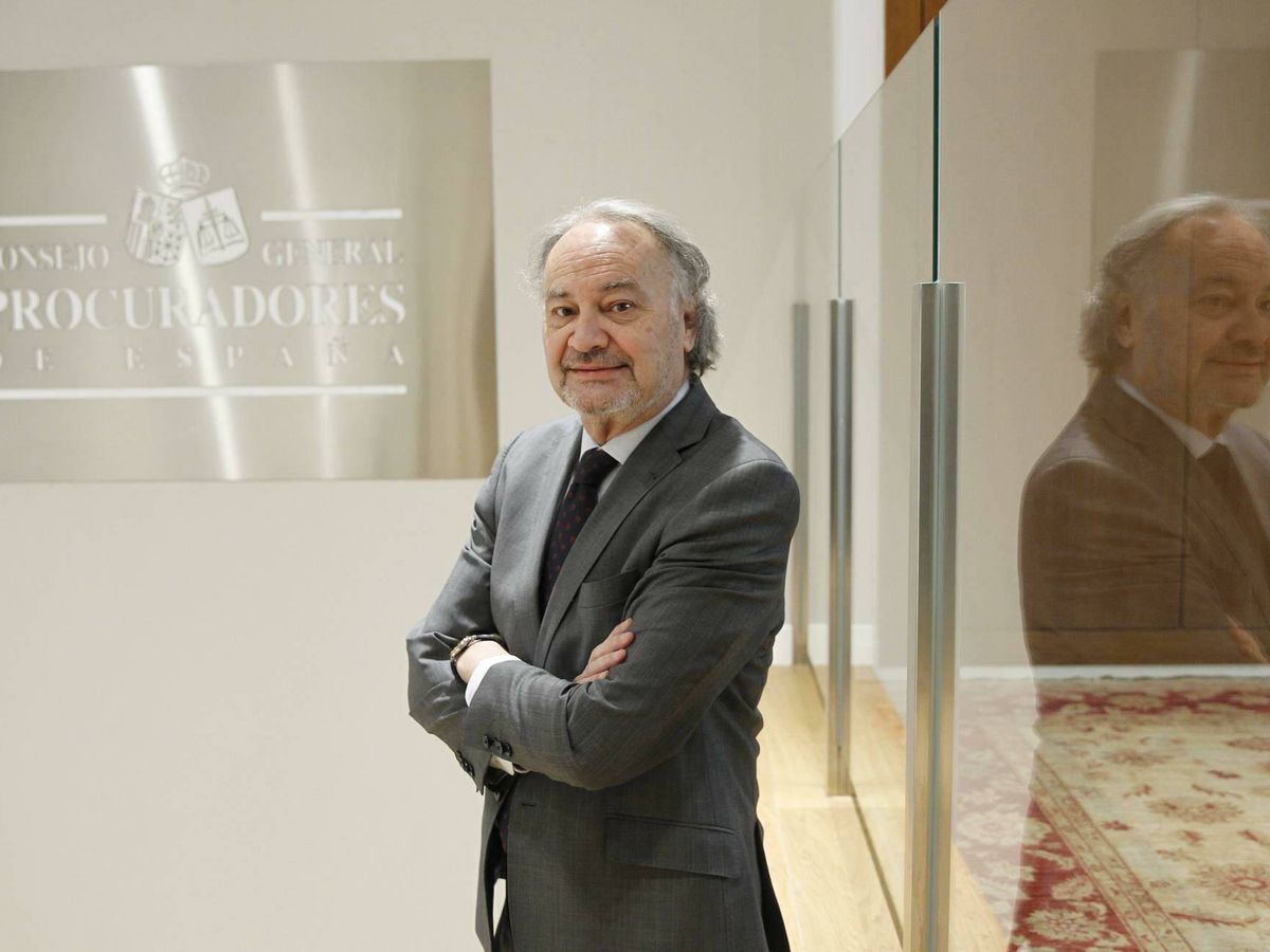 Foto: Juan Carlos Estévez, presidente del Consejo General de los Procuradores de España.