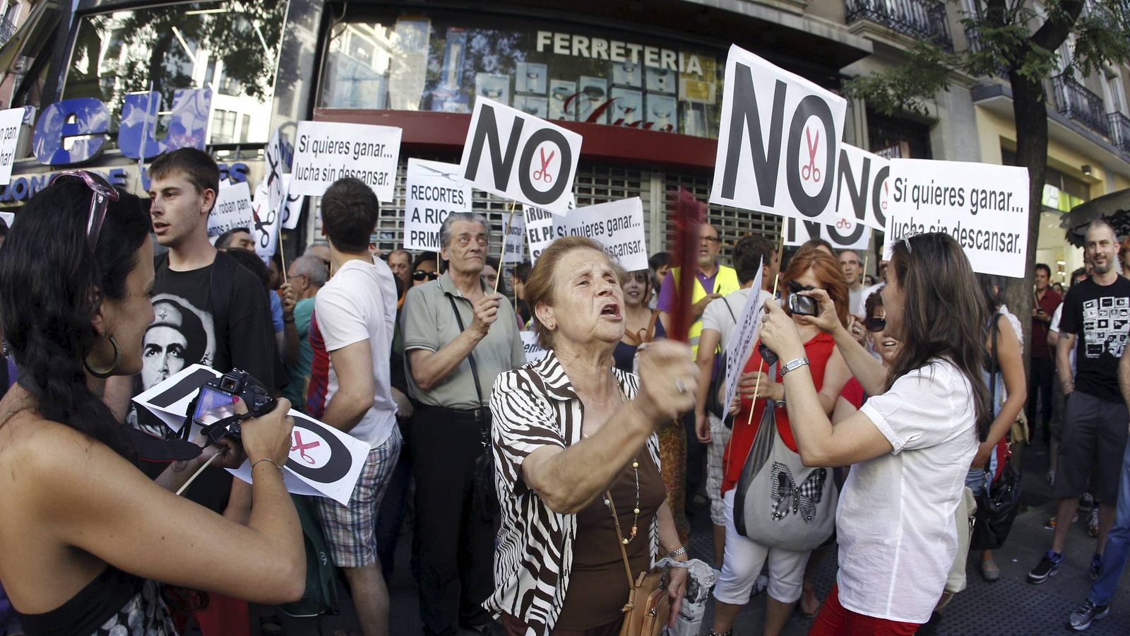 Foto: Una manifestación en Madrid en 2012. (Efe)