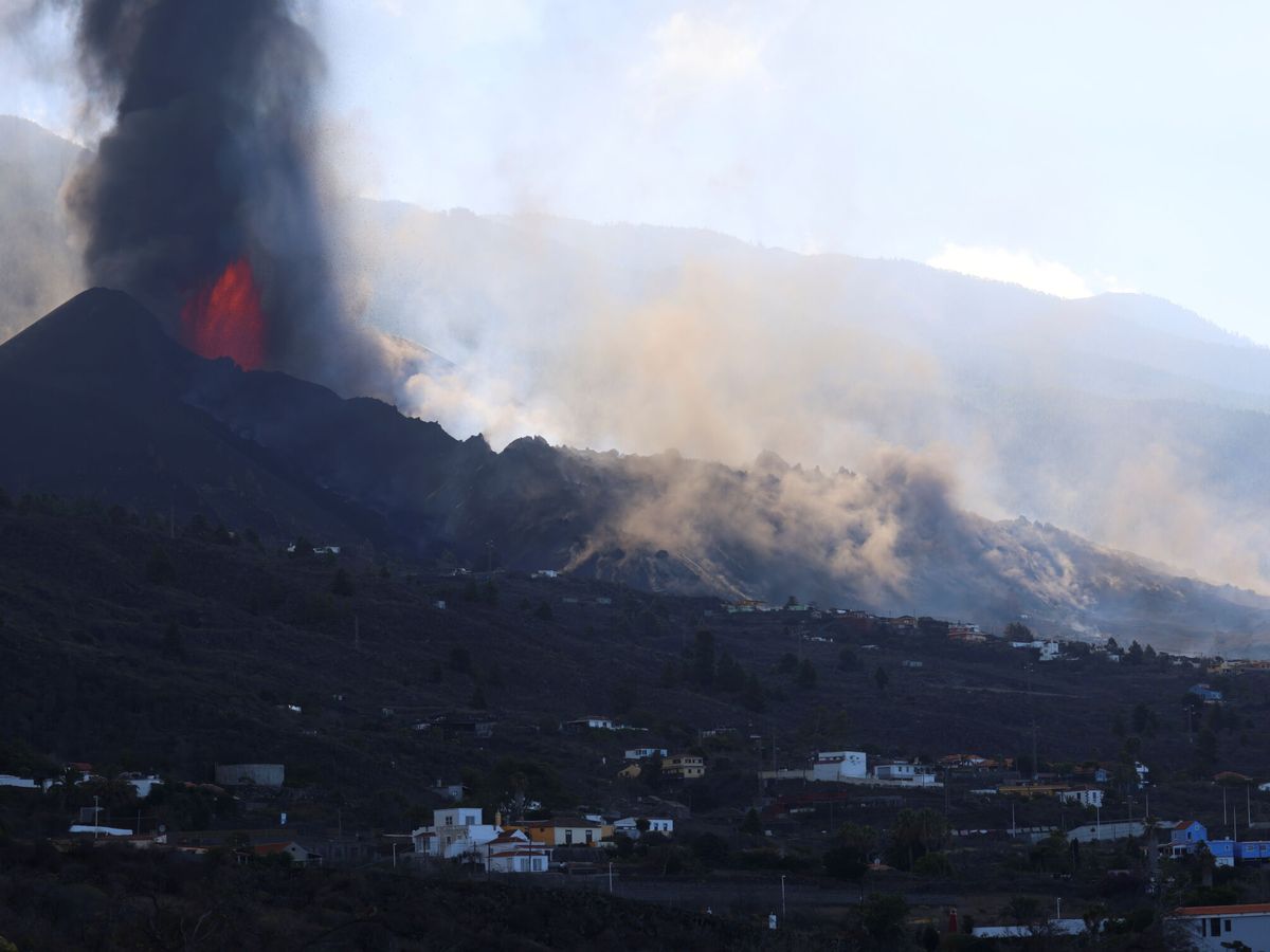 Foto: Volcán de La Palma. (Reuters)