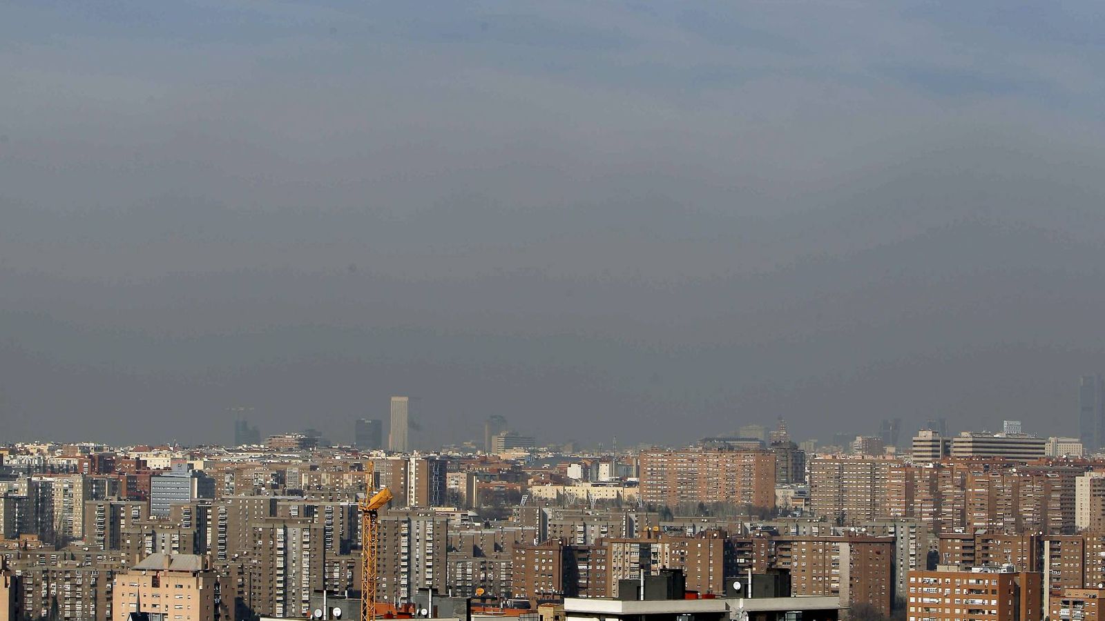 Foto: Contaminación en Madrid. (EFE)